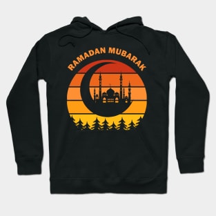 Ramadan Mubarak Ramadan Kareem Mosque Crescent Dawn Dusk Gift Hoodie